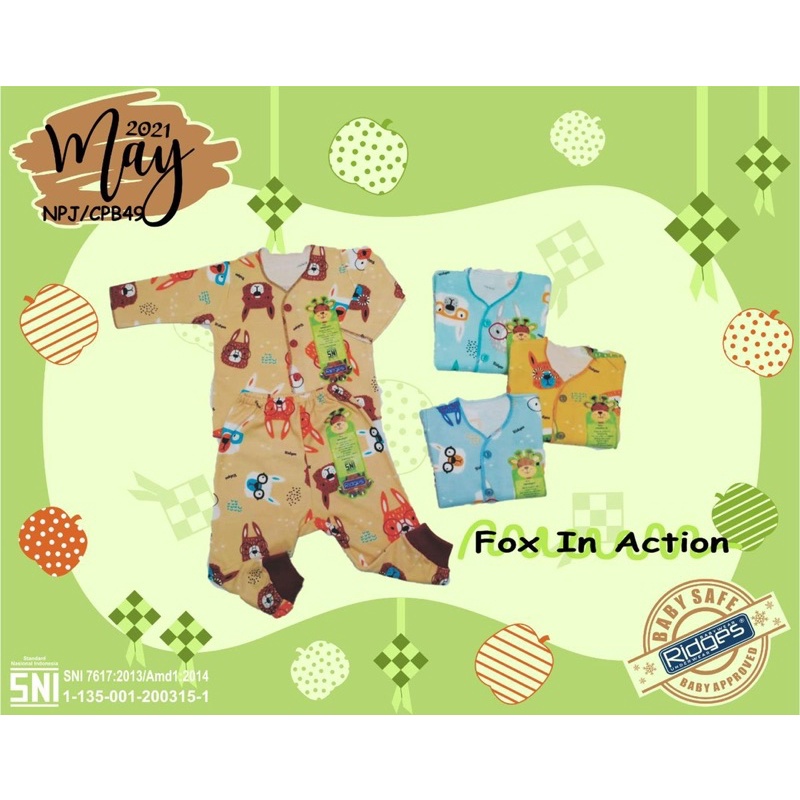 Setelan Panjang Baby New Born Ridges