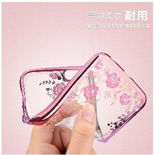 OPPO NEO 7 / A33 Fashion Case Flower Rhinestone Cell TPU Softcase FREE RING