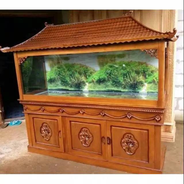 Meja Aquarium meubel jati jepara