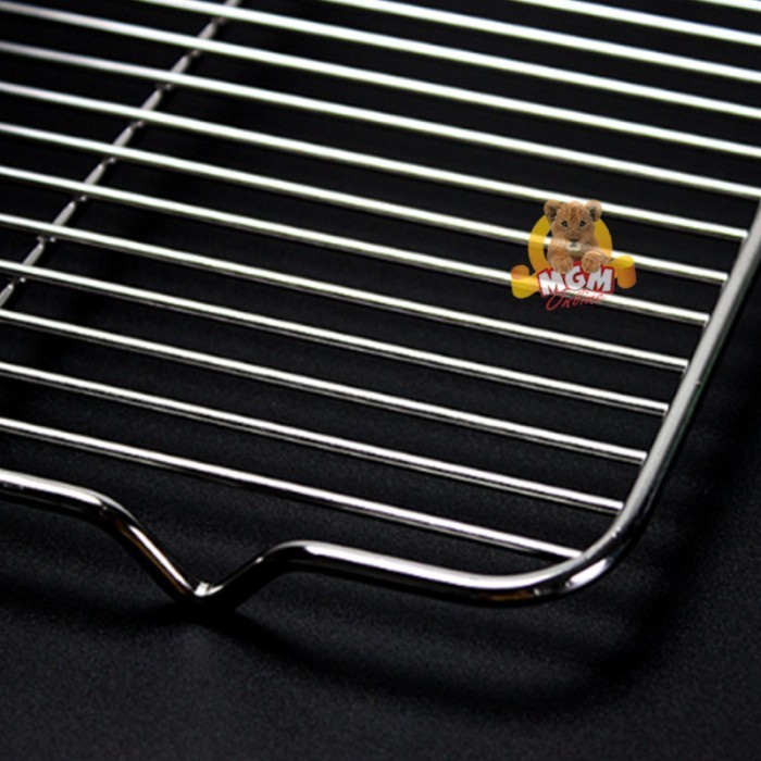 JUMBO 54x33 Stainless Wire Mesh Peniris gorengan BBQ grill tatakan kue