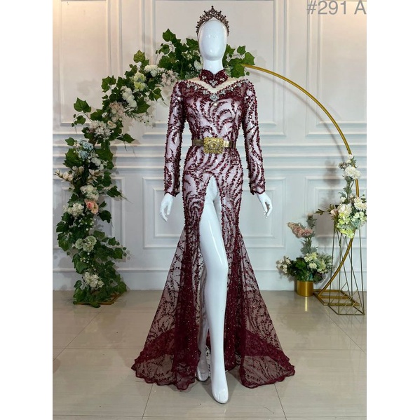 KEBAYA AKAD BEREKOR//KEBAYA AKAD MODERN  /KEBAYA PENGANTIN/STELAN KEBAYA/GAUN PENGANTEN 2021