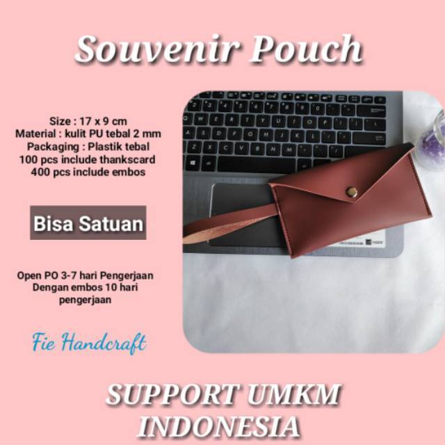 

SOUVENIR POUCH ENVELOPE KULIT IMITASI ASLI MURAH