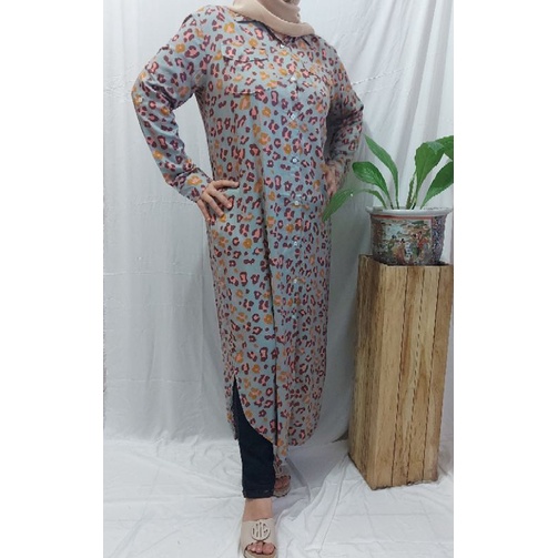 Ovire Tunik- Ready Stock/ Baju Atasan Wanita/ Tunik Wanita kekinian 2022