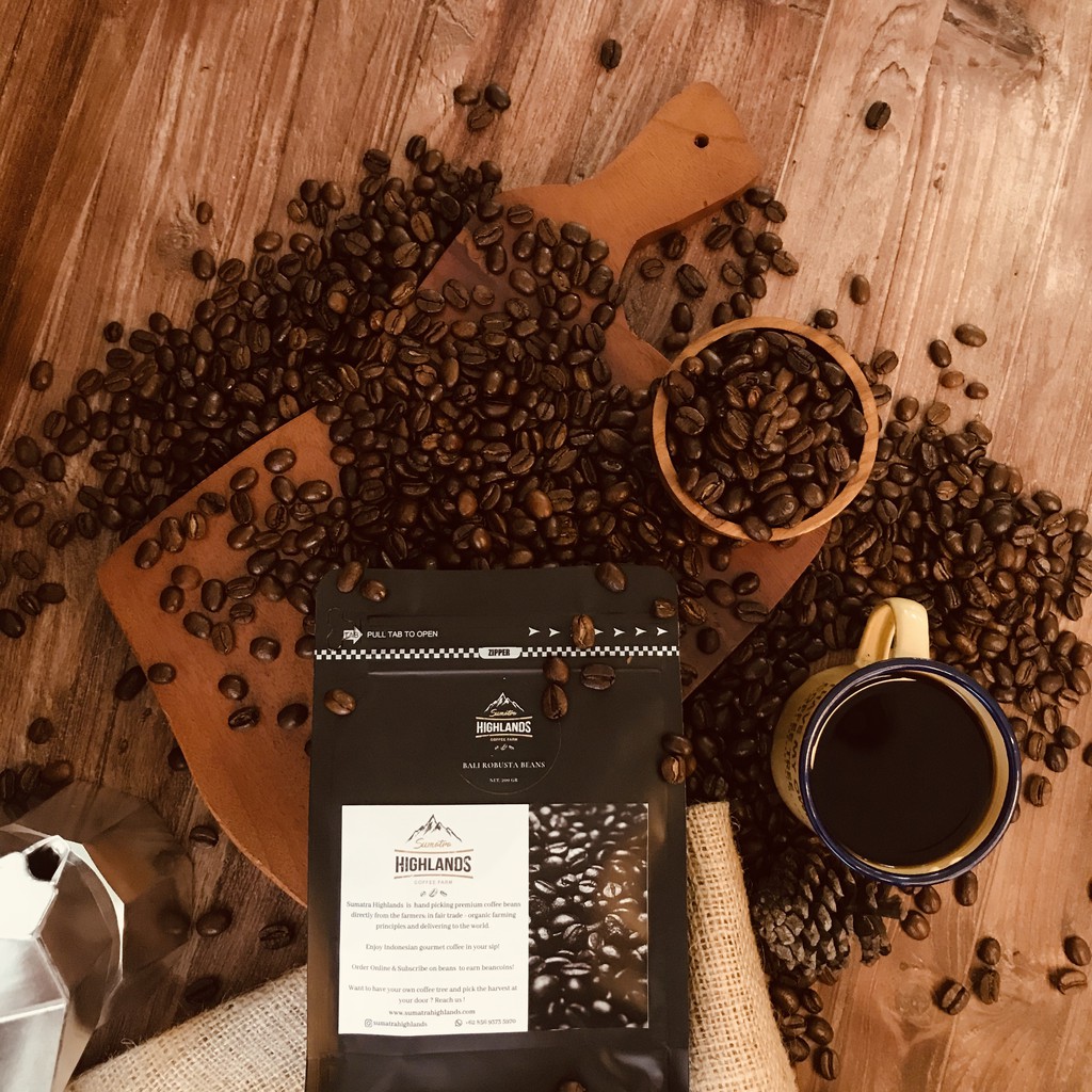 

KOPI BIJI BALI PREMIUM ROBUSTA COFFEE BEAN 500 GR