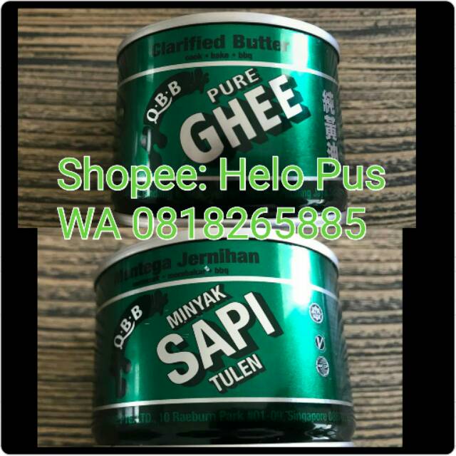 Pure Ghee QBB Minyak Sapi Tulen Mentega Gi India Minyak Samin 150 gram