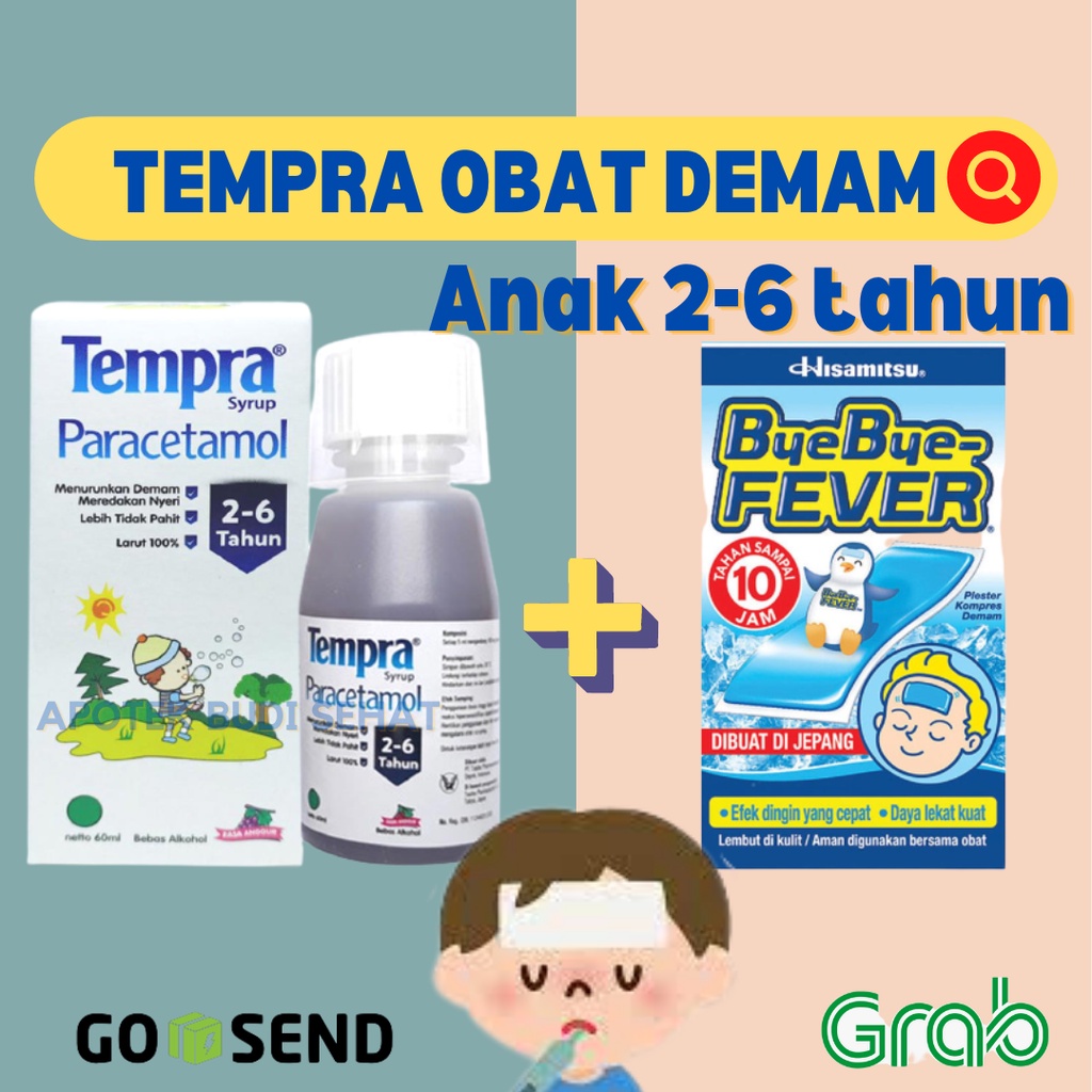 Tempra Anak Sirup Anak 30 ml Obat Demam Anak Rasa Anggur Obat Turun Panas Anak Sakit Gigi Meriang Pu