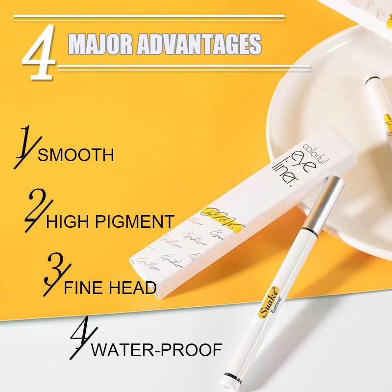 【READY STOCK】 Liquid Eyeliner Evenly Pigmented Long Lasting Waterproof Fast Dry Eyeliner