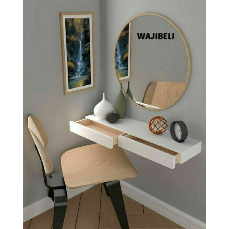 Model Rak Meja Tv Minimalis Kayu Palet Alumunium Besi Gantung Dinding Tembok Modern Tempel Tz