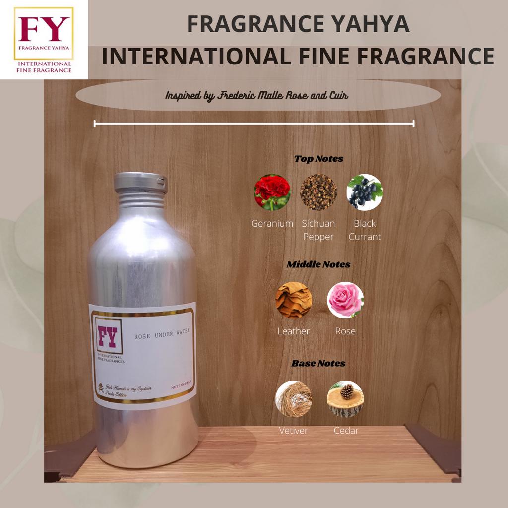 Fragrance Oil (Bibit Parfum) - Rose Under Water – Frederic Malle Rose and Cuir