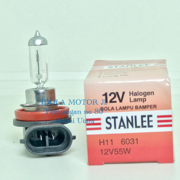 Bohlam lampu bamper H11 12v 55w avanza xenia merk stanlee star