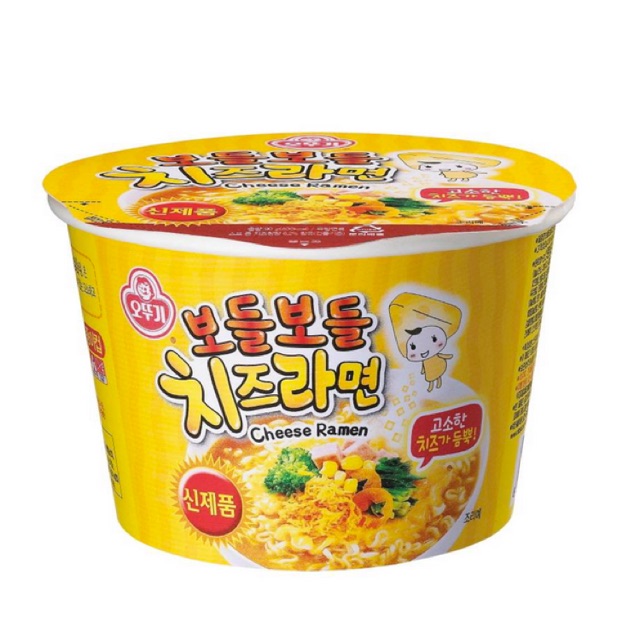 

Ottogi Cheese Ramen in Soup Cup ( Big Bowl ) Ottogi Bodel Bodel Cheese