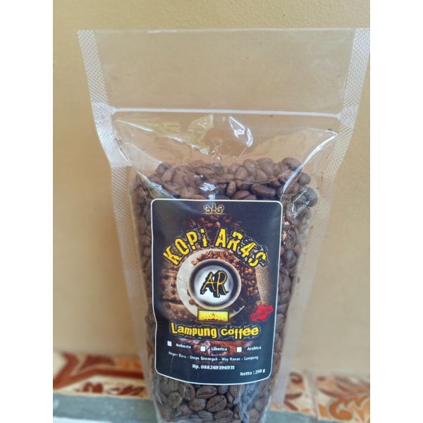 

Kopi lampung /Kopi Ar4s 313 / 100% Kopi murni pilihan / Kopi roasting / 250 gram / asli lampung