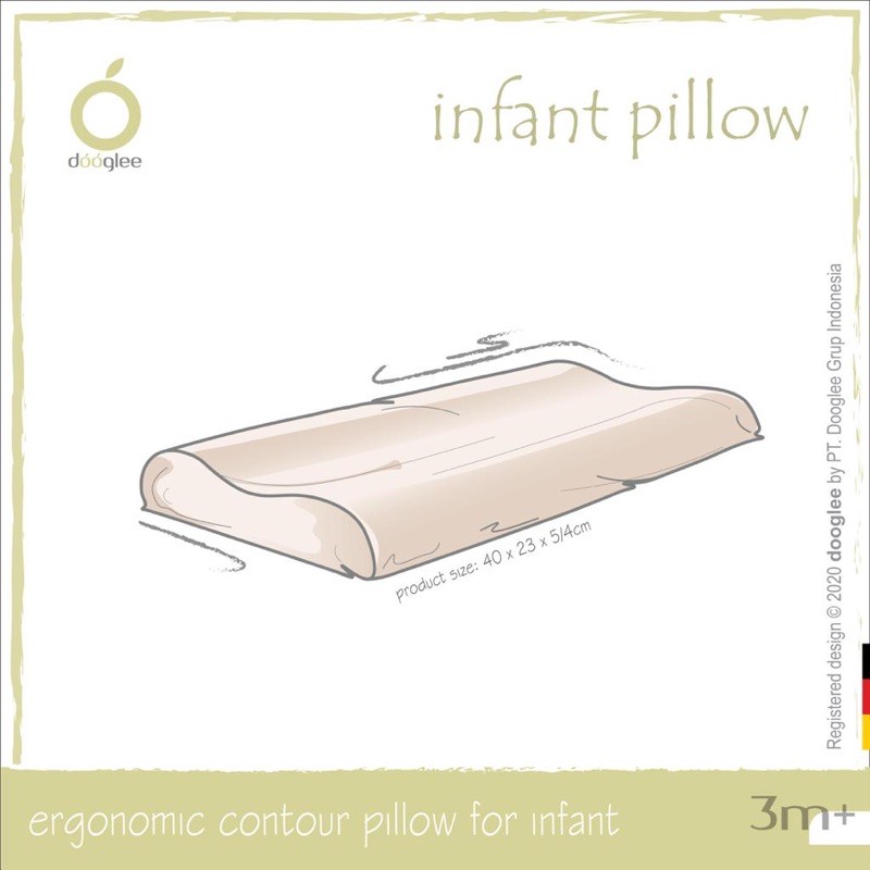 dooglee infant contour pillow