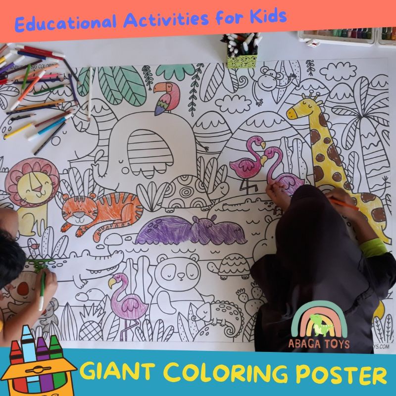 

Giant Coloring Poster / Poster Mewarnai Raksasa
