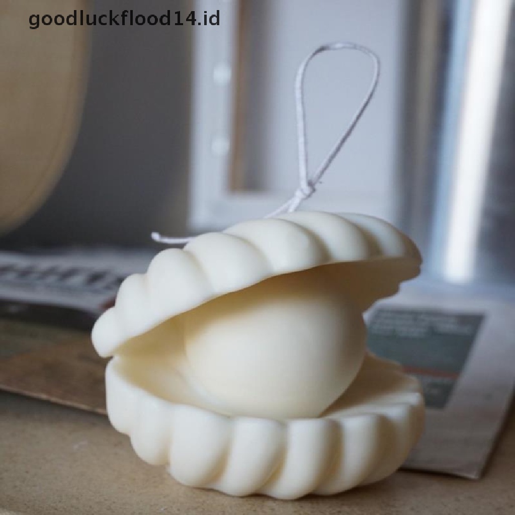 [OOID] Pearl Seashell Mold Soy Candle Making 3D Soap Cake Art Gifts Baking Decoration ID