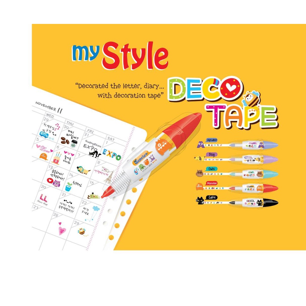 

my Style Decoration Tape Alat Tulis Sekolah