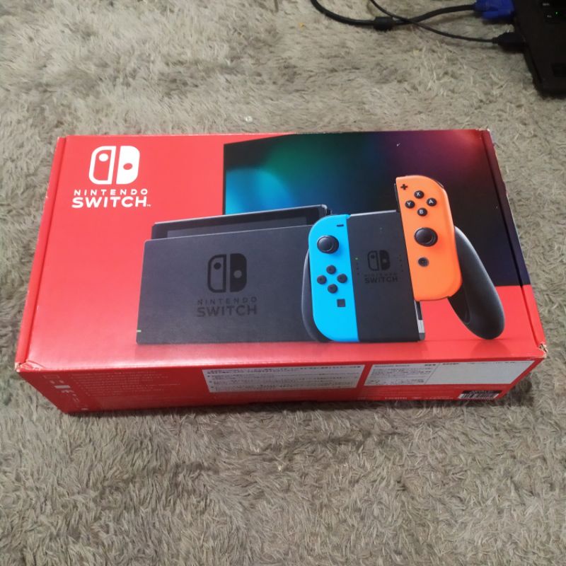 nintendo Switch v2 neon second bekas