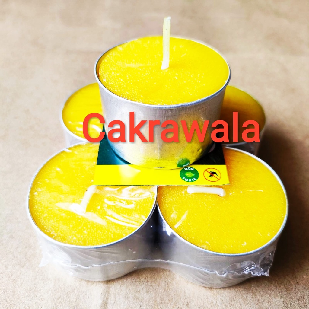 lilin anti nyamuk / lilin pengusir nyamuk / lilin citronella isi 4 pcs