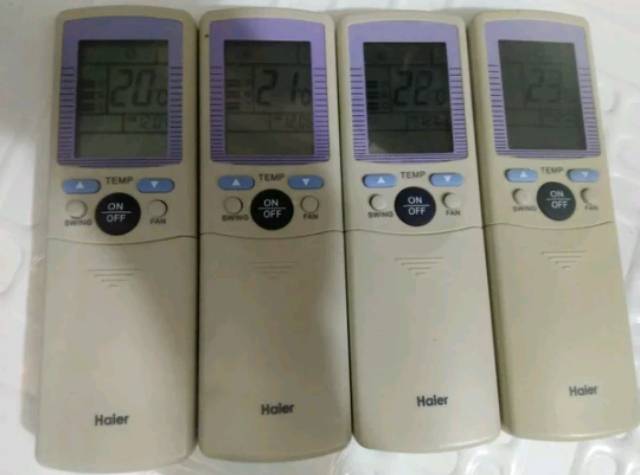 Remote AC Haier Slide