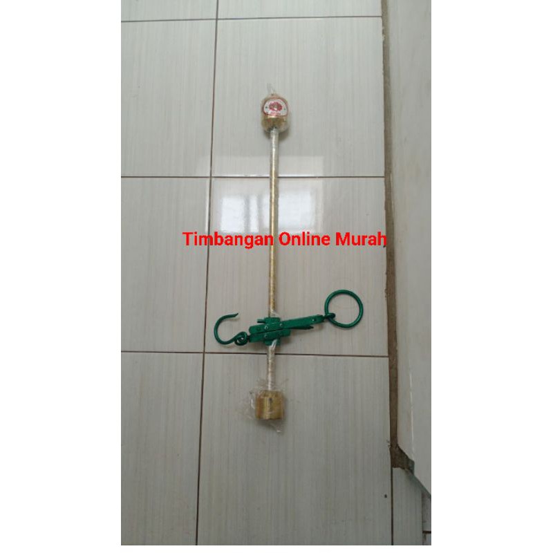 Timbangan Gantung Manual Kuningan 50 kg, Dacin Logam Kuningan  50 kg, Timbangan Panjang Kuningan 50 