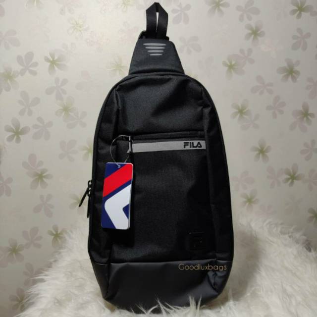 ORIGINAL Tas Pria FILA Sling Bag Black