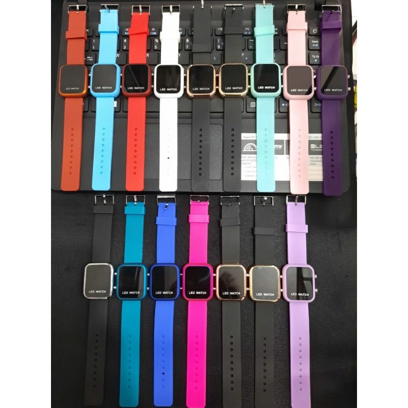 J ( JH01 ) JAM TANGAN LED MODEL PERSEGI ( C23 )