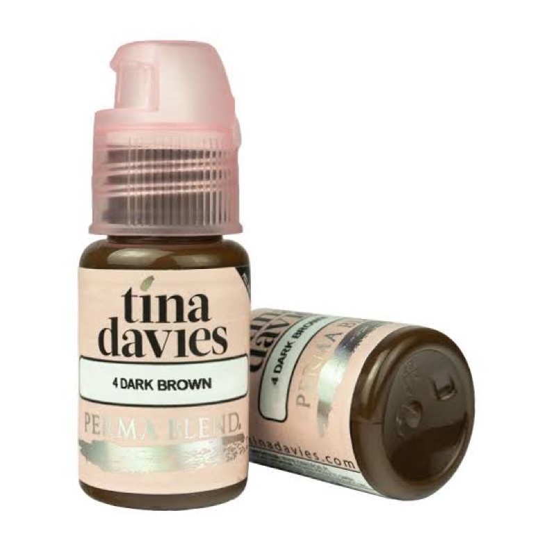 TINTA SULAM ALIS ORIGINAL PERMABLEND TINA DAVIES DARK BROWN 15 ML