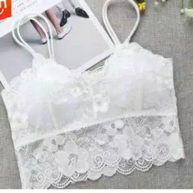 Bra lace renda halus tali ganda