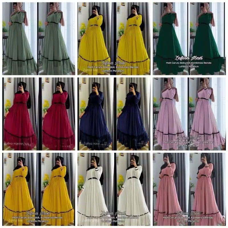 GAMIS CASUAL CERUTY POLOS / REMPEL BAWAH