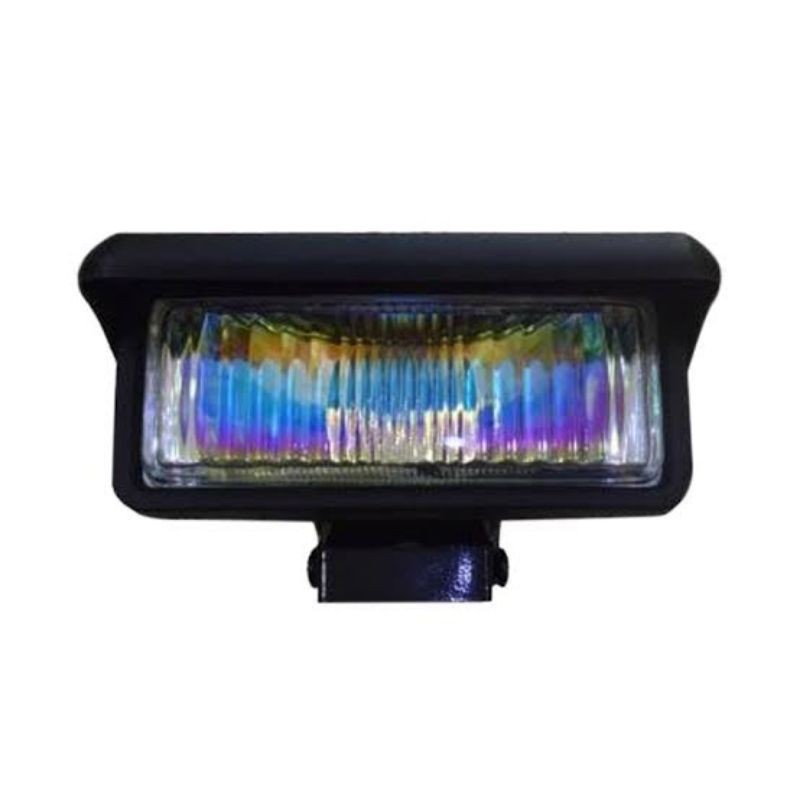LAMPU SOROT FOG LAMP HALOGEN KOTAK SEDANG PLUS TUTUP ISI 1 PCS