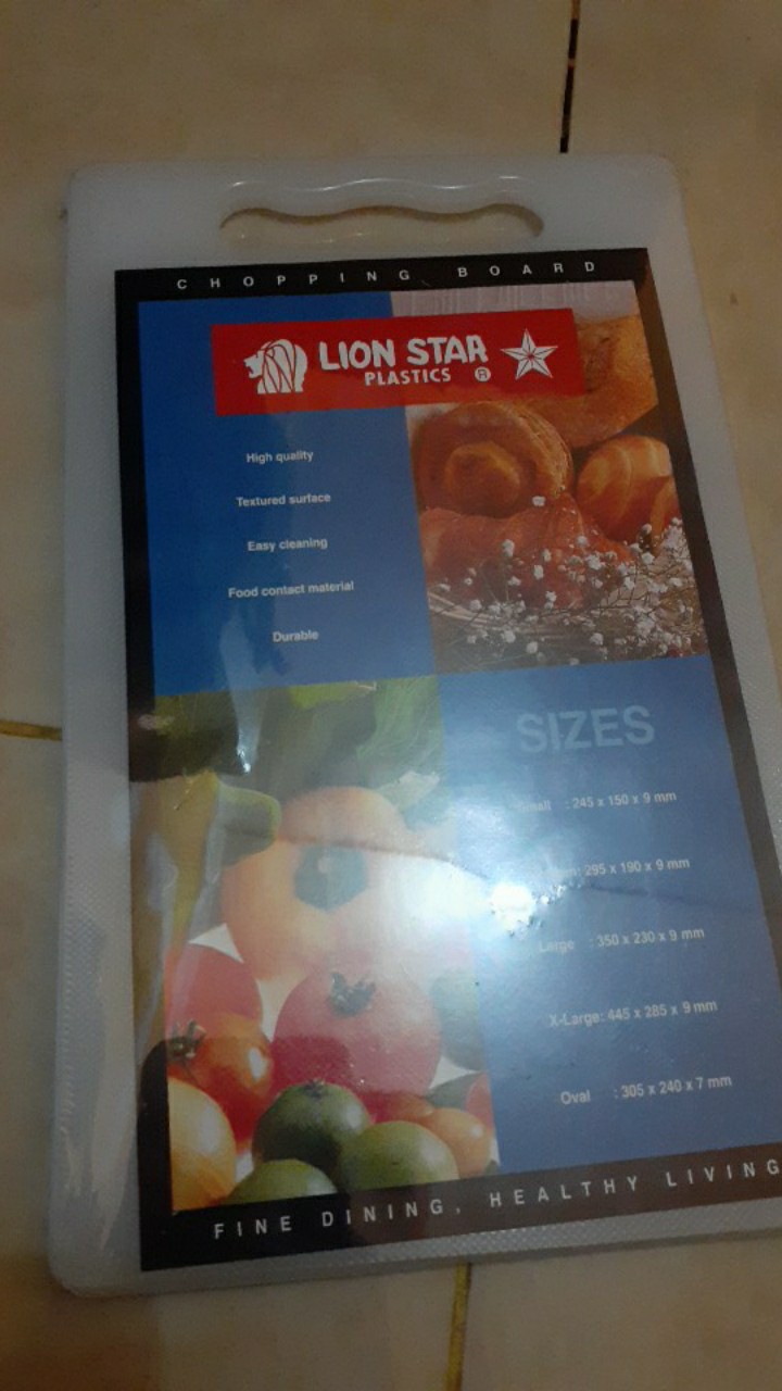 Lion Star Ch-1 Chopping Board Small - Talenan Plastik Kecil