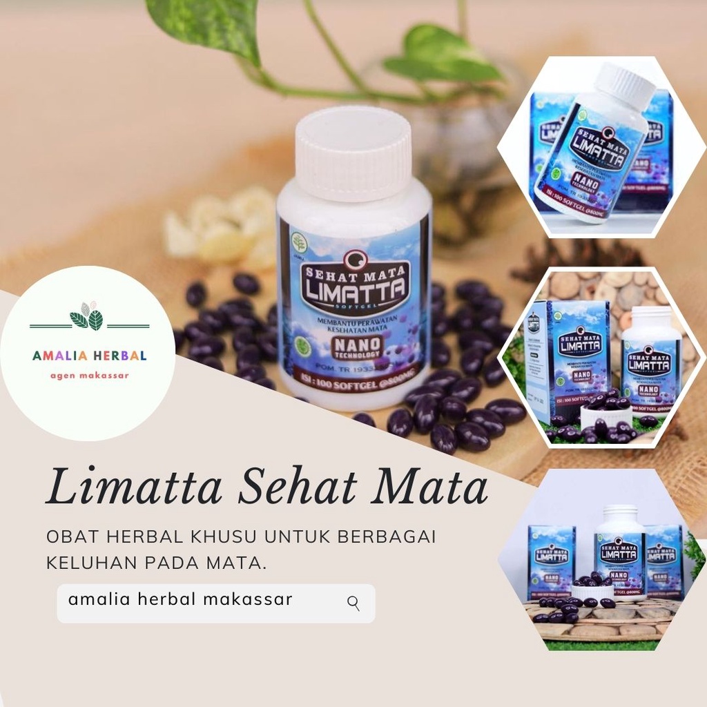 Limatta Sehat Mata Softgel - 100% ASLI ORIGINAL