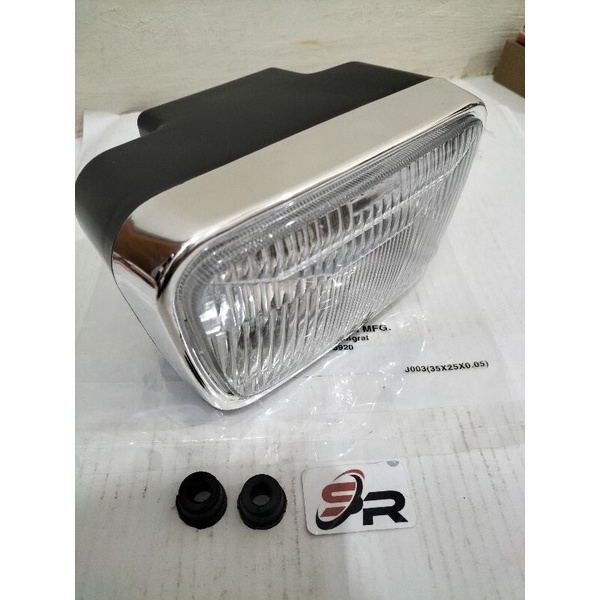 REFLEKTOR/BATOK LAMPU DEPAN YAMAHA  RK KING NEW OLD  KELENGKAPAN PRODUK  BATOK LAMPU DEPAN KOMPLIT ADA LAMPU 2 PIS