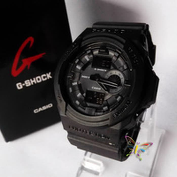 Jam Tangan Gshock Ga150 G Shock Ga 150 Dualtime Full Black Hitam