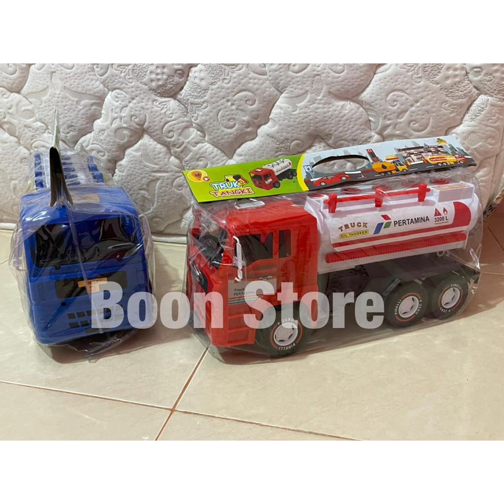 Mainan Mobil Truk Tanki Minyak Besar