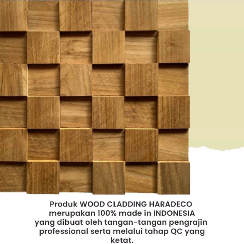 wall panel 3D kayu jati dekorasi dinding termurah PRODUSEN TANGAN PERTAMA
