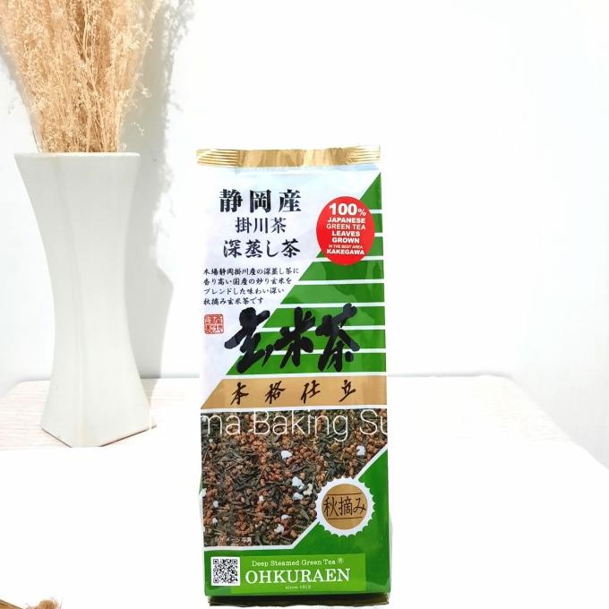 

[COD] OHKURAEN Japanese Autumn Genmaicha Teh Hijau Beras Sangrai Jepang 200g [COD]