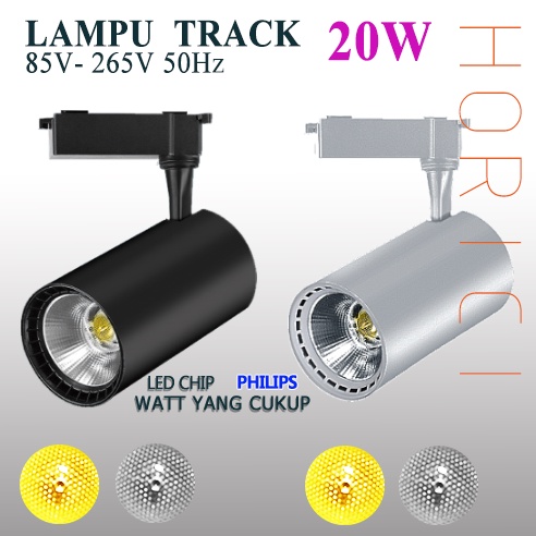 30W 20W 15W 10W LAMPU SOROT REL LED SPOTLIGHT TRACK LIGHT COB SPOT LIGHT