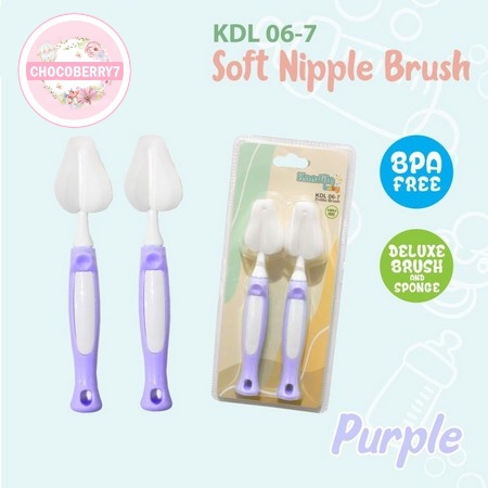 Kandila Baby Soft Nipple Brush Sikat Dot Botol Bayi Lembut