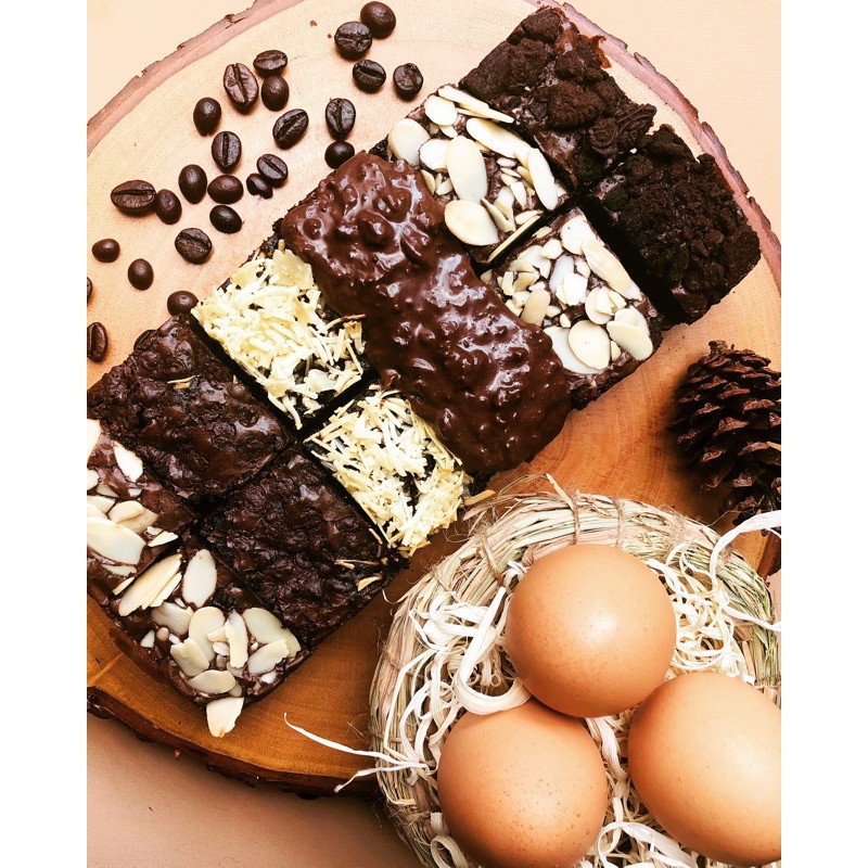 

Mix Topping Fudgy Brownies Medium