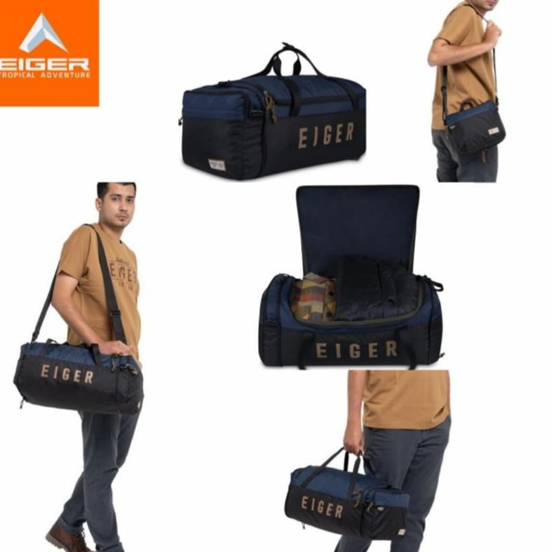 𝐄𝐢𝐠𝐞𝐫 DISTEND PACK 12L DAYPACK WAISTBAG & 25L DUFFLE BAG SHOULDER BAG Tas Lipat