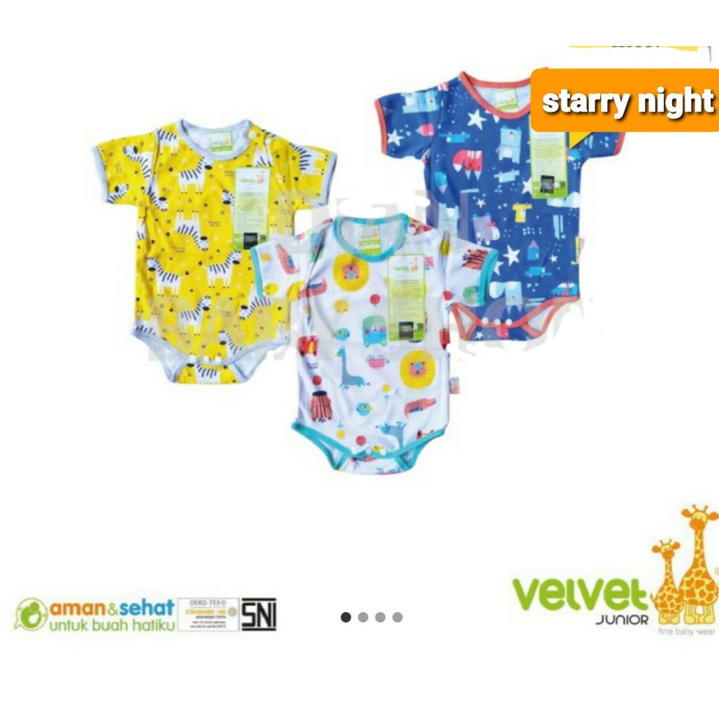 Velvet Junior Jumper Pendek (3 pcs)