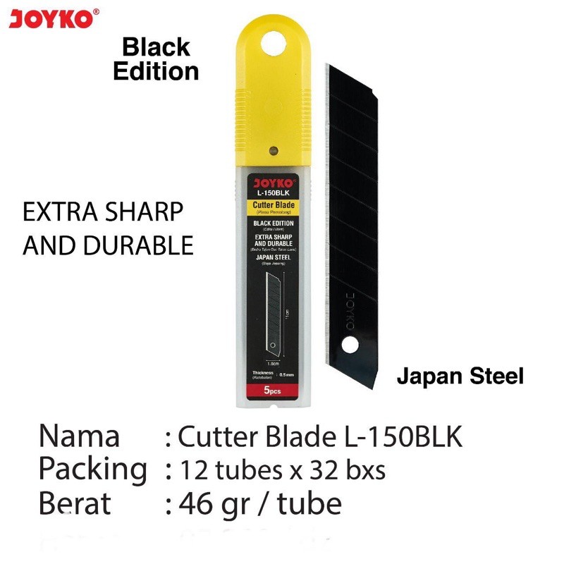 

Isi Cutter JOYKO L-150BLK Black Edition Japan Steel