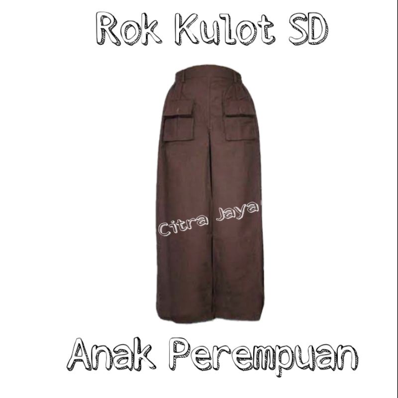 Celana Kulot SD Rok Kulot SD Anak Perempuan / Rok Kulot SD Panjang