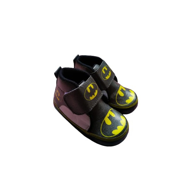 AMH BABY SHOES WARRIOR BATMAN 0-12BLN