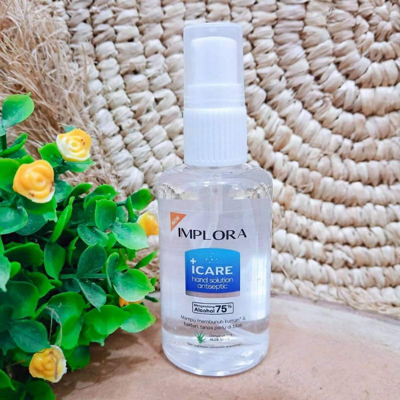 IMPLORA New ICARE Hand Sanitizer Spray Cair 60ml - Hand Solution Antiseptic