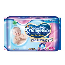 Mamypoko baby care wipes non alkohol 50s 48s