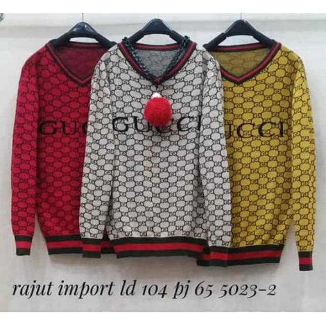 Restockkk...Atasan rajut import Chanel