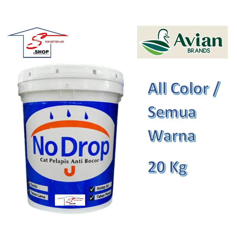 Cat Pelapis Anti Bocor No Drop 20 kg All Color / Semua Warna
