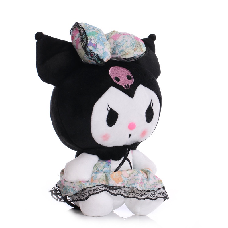 2022 Mainan Boneka Stuffed Plush Kartun Anime Princess Sanrio Kuromi Untuk Anak Perempuan